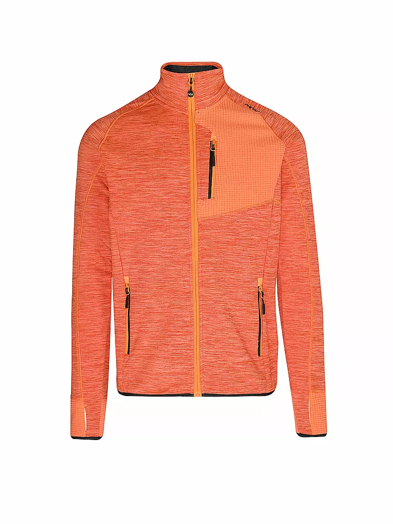 MERU |  Herren Fleecejacke Oldham  | orange