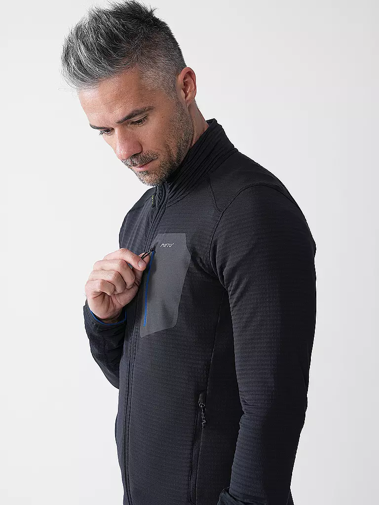 MERU |  Herren Fleecejacke Rudersdal  | schwarz