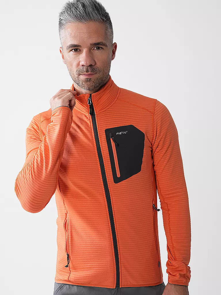 MERU |  Herren Fleecejacke Rudersdal | schwarz