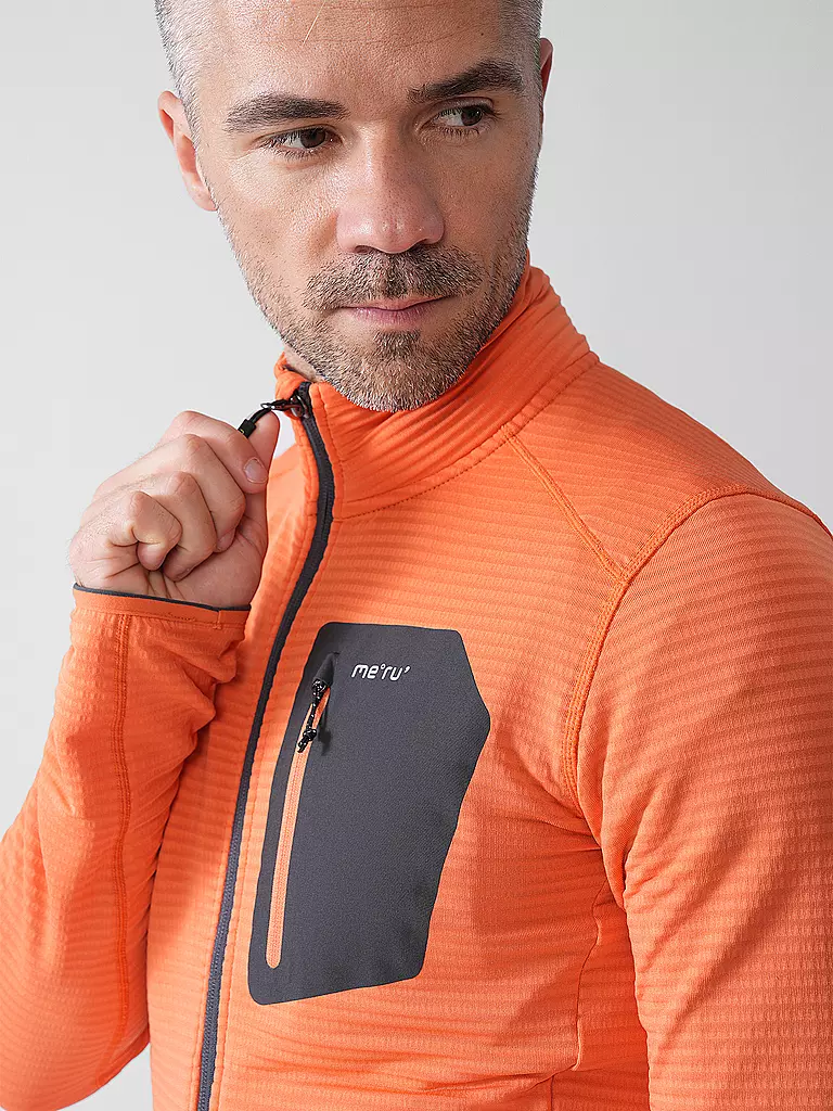 MERU |  Herren Fleecejacke Rudersdal | schwarz