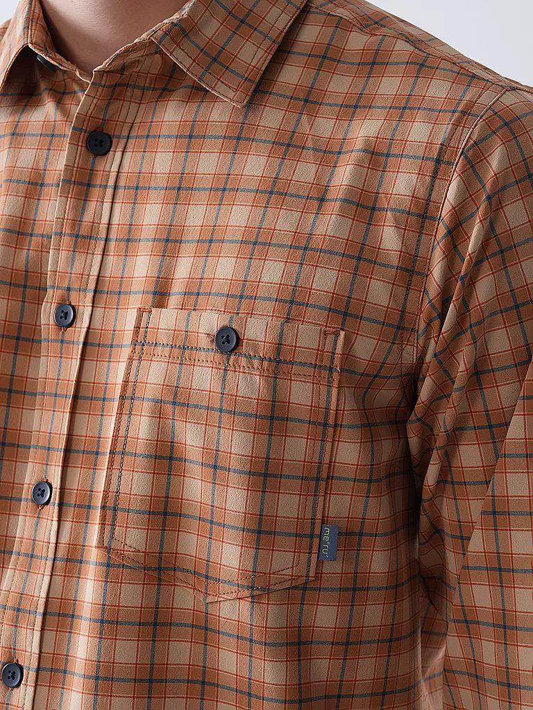 MERU |  Herren Outdoorhemd Peania | dunkelblau