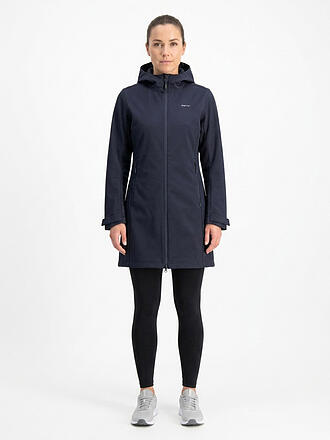 MERU | Damen Softshellmantel Bordeaux Hoodie