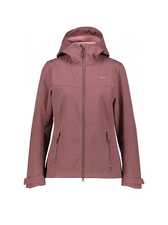 MERU | Damen Softshelljacke Bordeaux Hoodie