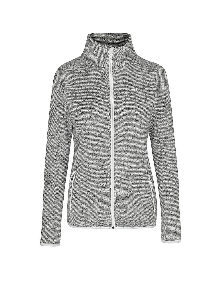 MERU Damen Fleecejacke Bergen hellgrau | S