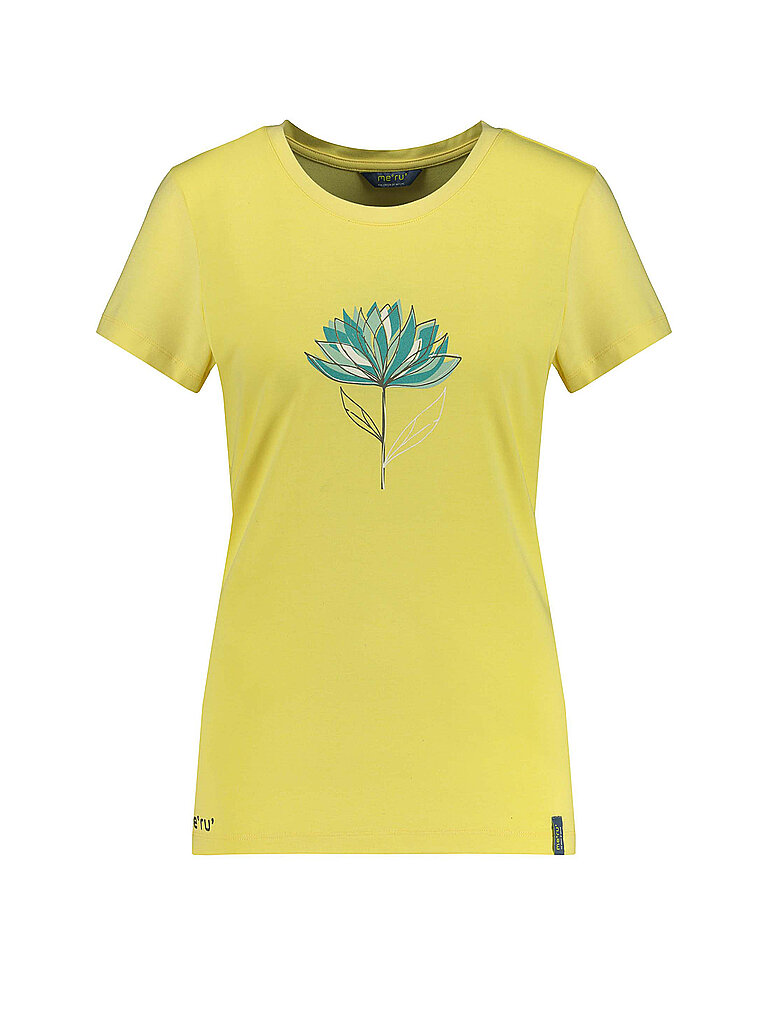 MERU Damen T-Shirt Rjukan gelb | 34