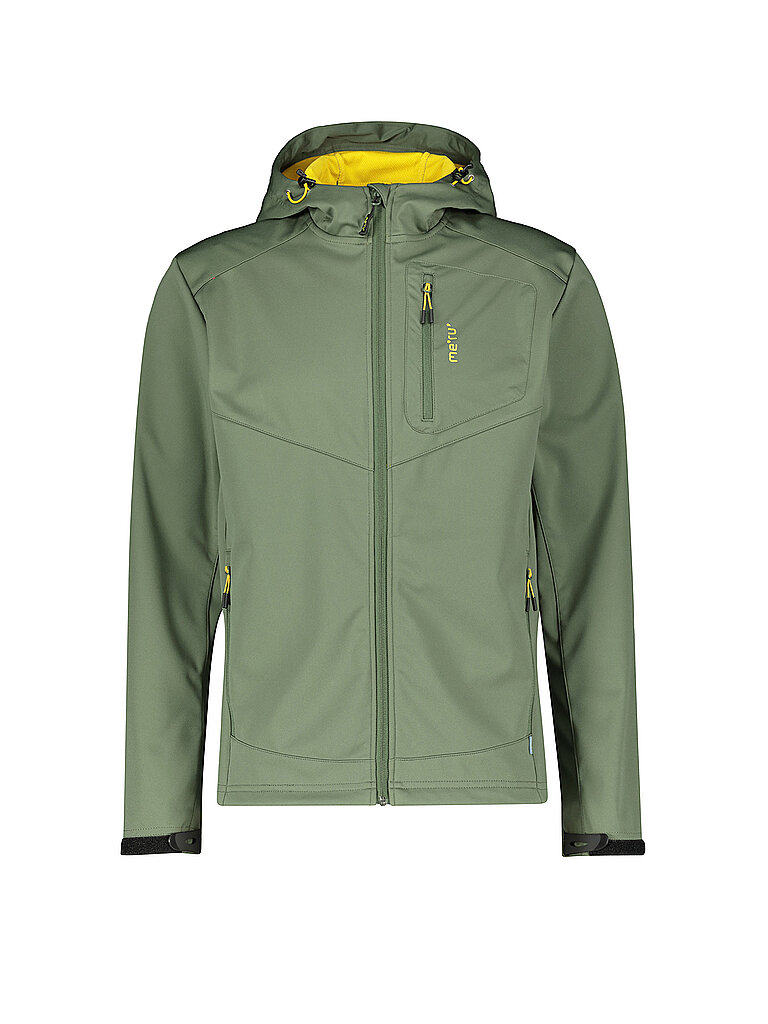 MERU Herren Softshelljacke Brest Hoody grün | S