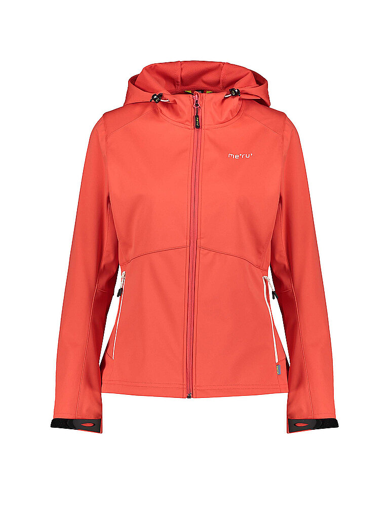 MERU Damen Softshelljacke Brest Hoody rot | 36