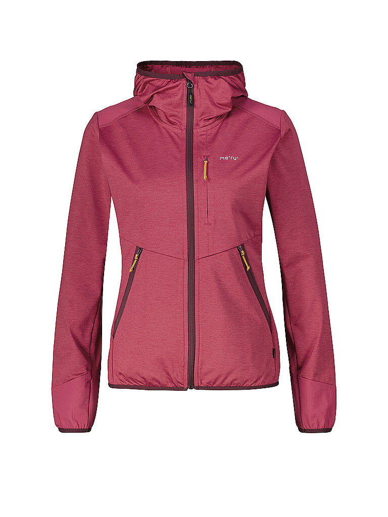 MERU Damen Fleecejacke Silkeborg Stretch Hoodie beere | 38