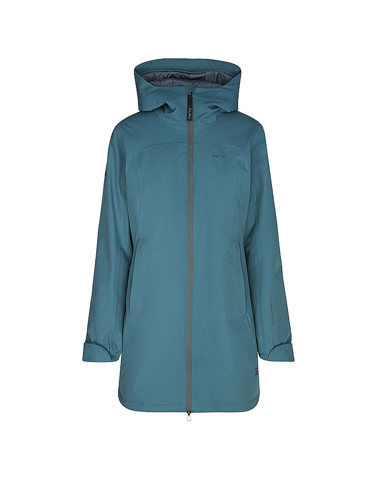 MERU Damen Wintermantel Nora Hoodie petrol | 40