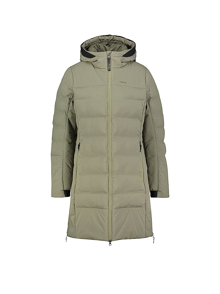 MERU Damen Wintermantel Esbjerg Hoodie dunkelgrün | 44