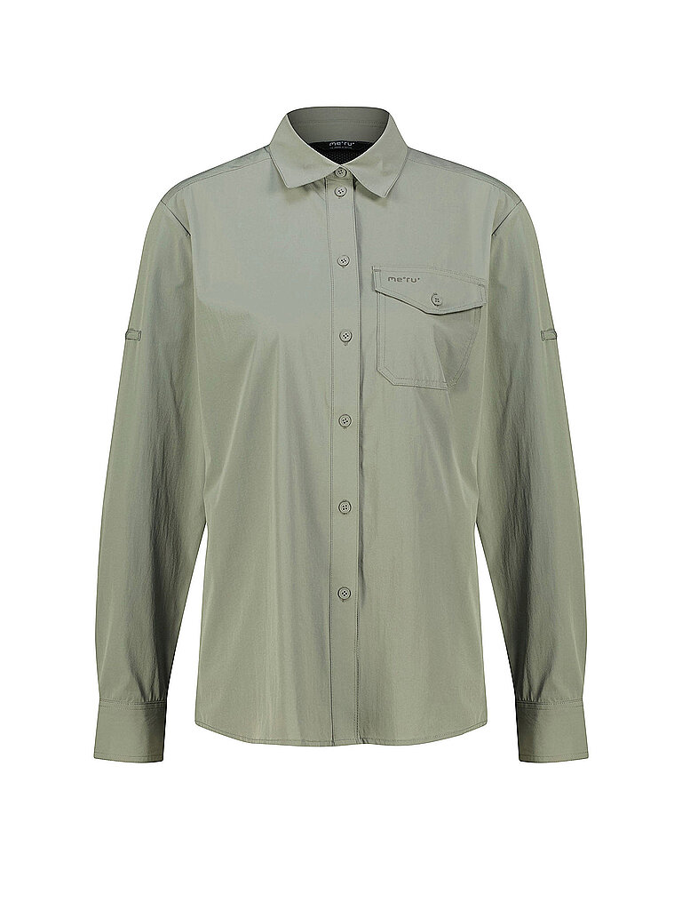 MERU Damen Wanderbluse Lahan olive | XS