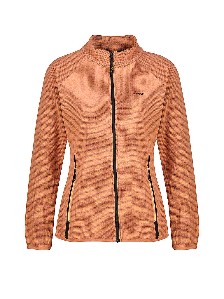 MERU Damen Fleecejacke Ohope Hoodie koralle | S
