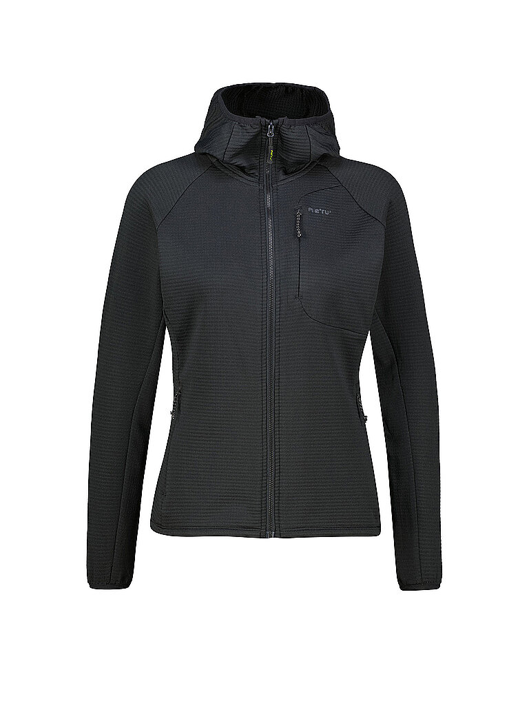 MERU Damen Fleecejacke Kalaiya Hoodie schwarz | M