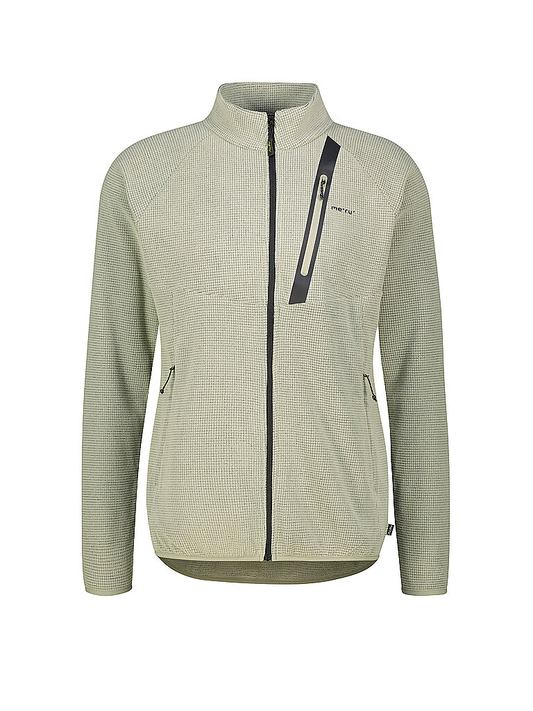 MERU Herren Fleecejacke Ohope Hoodie grau | M