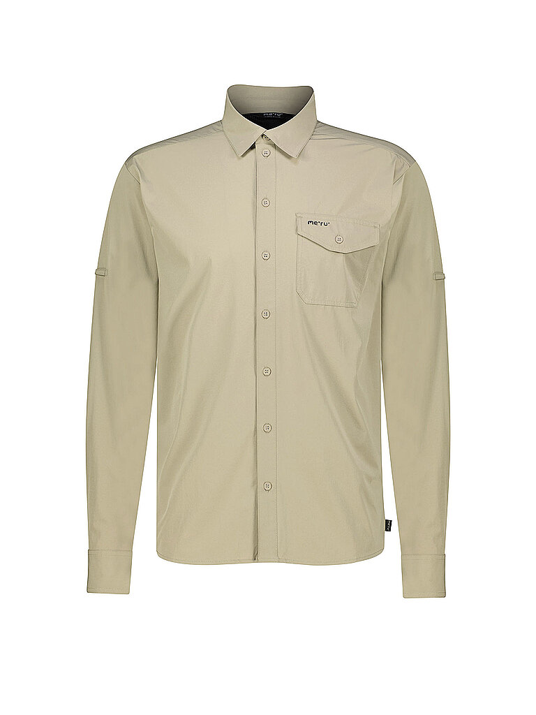 MERU Herren Wanderhemd Lahan hellbraun | S
