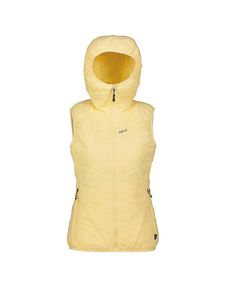 MERU Damen Isoweste Ithari Hoodie Wendbar creme | S