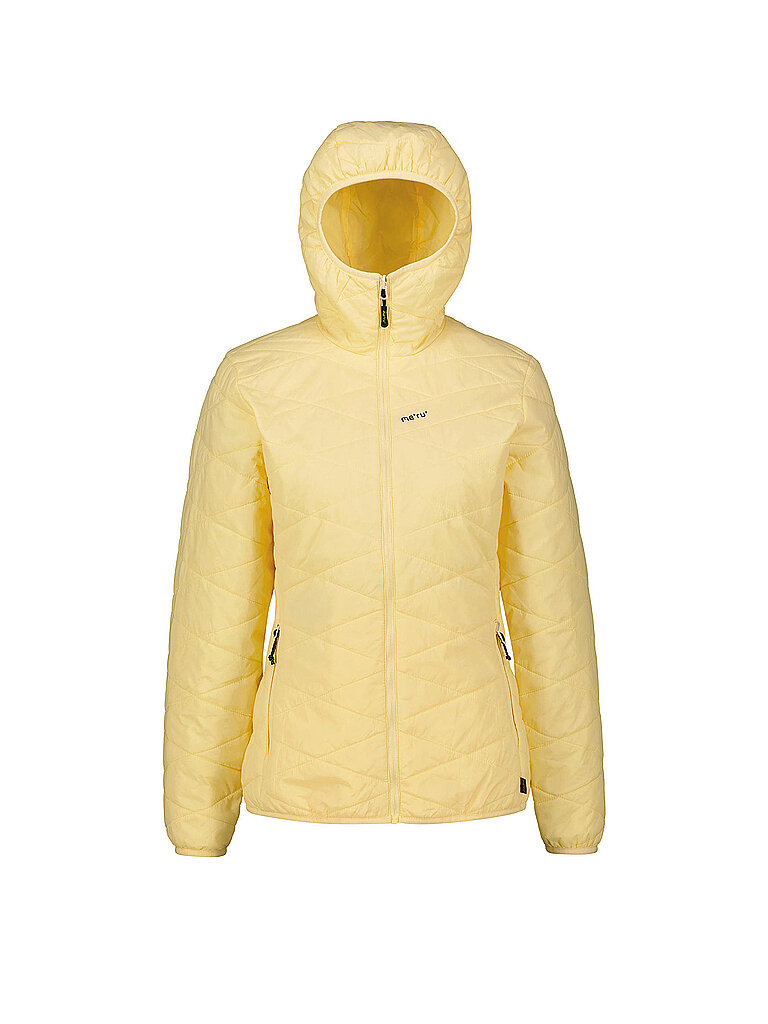 MERU Damen Isojacke Ithari Hoodie wendbar creme | S