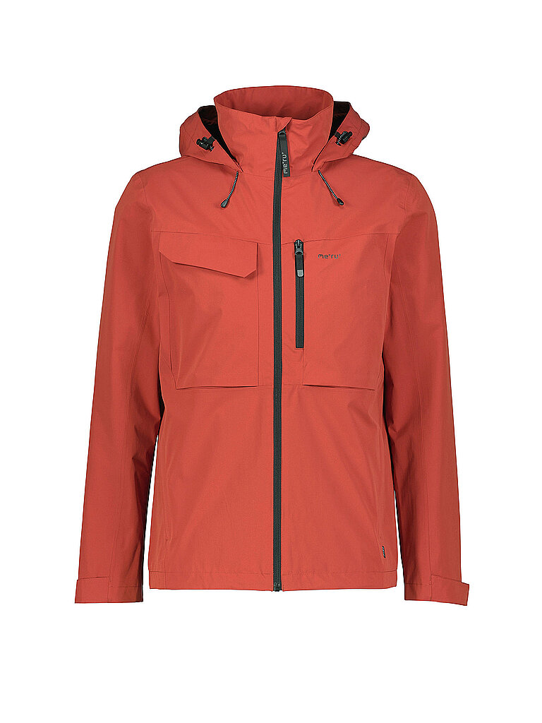 MERU Herren Wanderjacke Abrantes 2L Hoodie dunkelrot | 50
