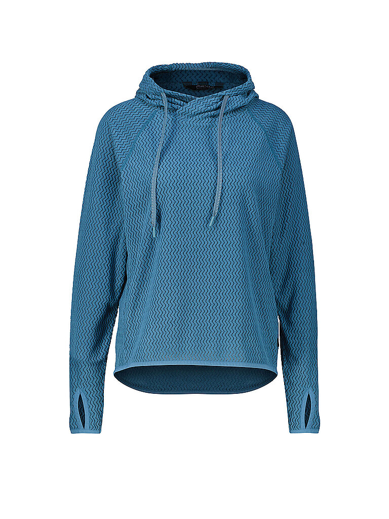 MERU Damen Fleecejacke Calais Hoodie petrol | 34