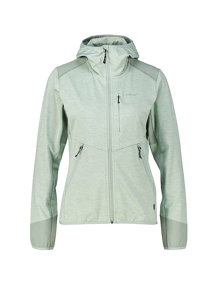 MERU Damen Fleecejacke Silkeborg Stretch Hoodie mint | 38