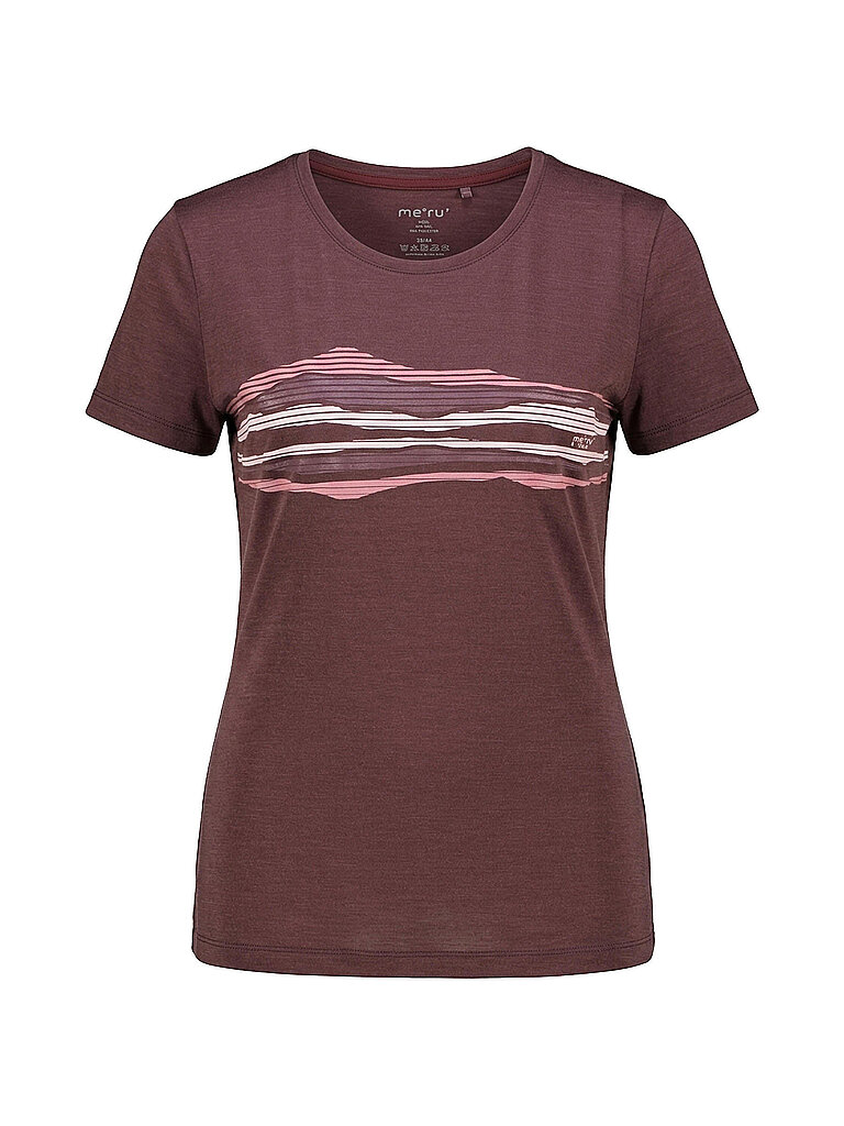 MERU Damen Funktionsshirt Sölvesborg dunkelrot | 44