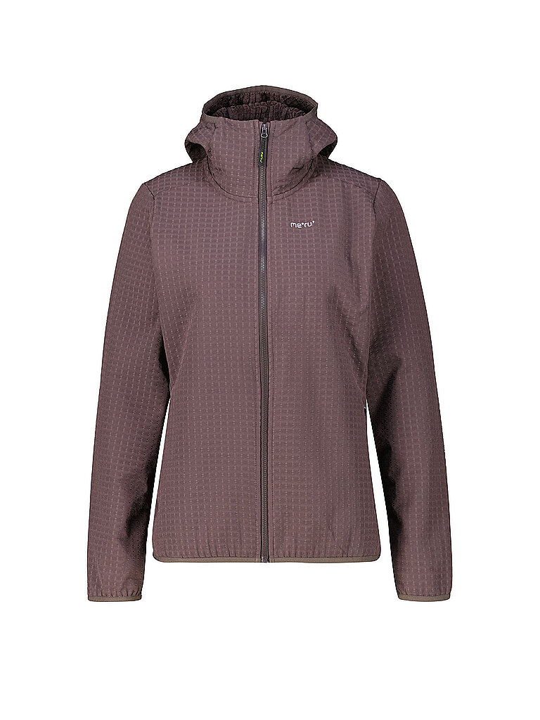 MERU Damen Softshelljacke Tunja Hoodie dunkelrot | S