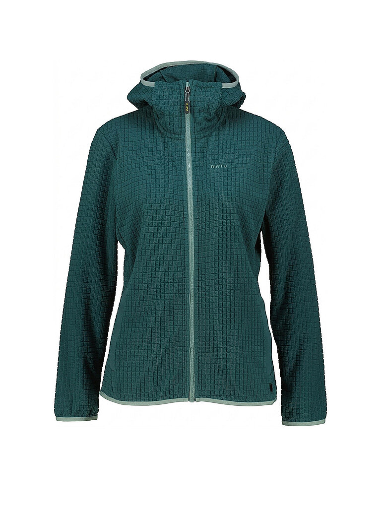 MERU Damen Fleecejacke Jamundi Hoodie dunkelgrün | S