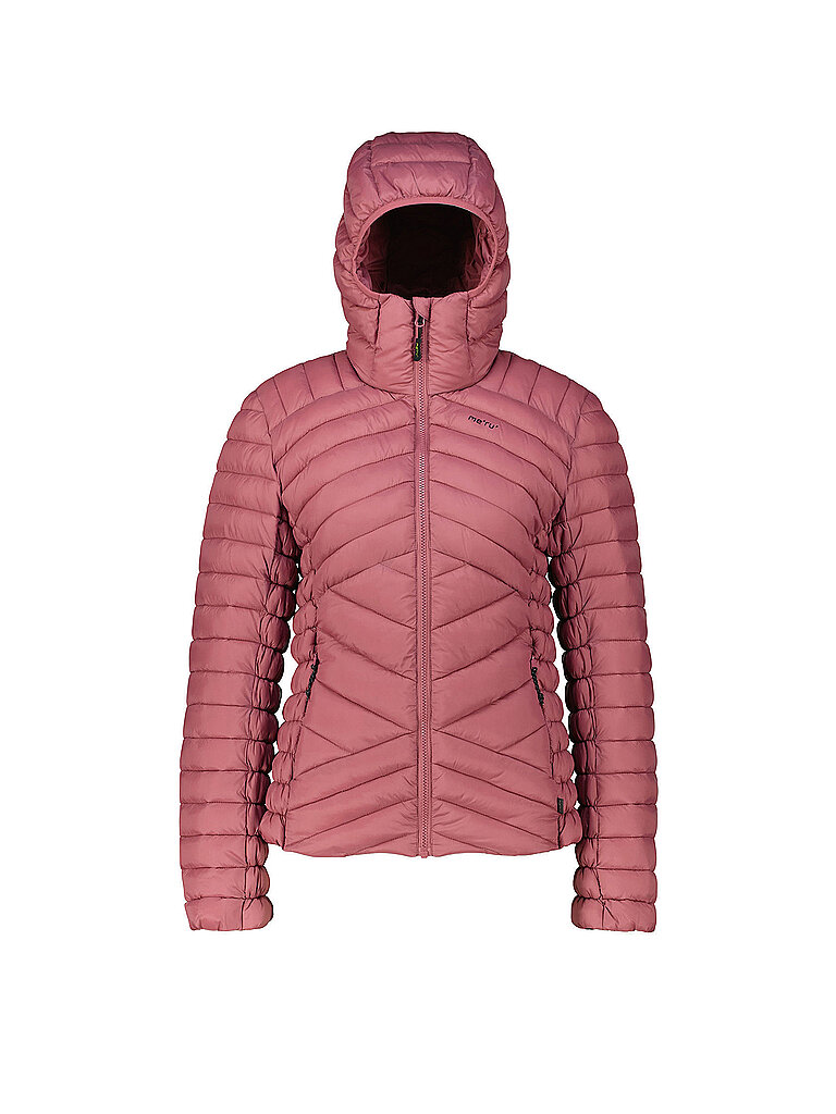 MERU Damen Isojacke Hawera Hoodie dunkelrot | XXL