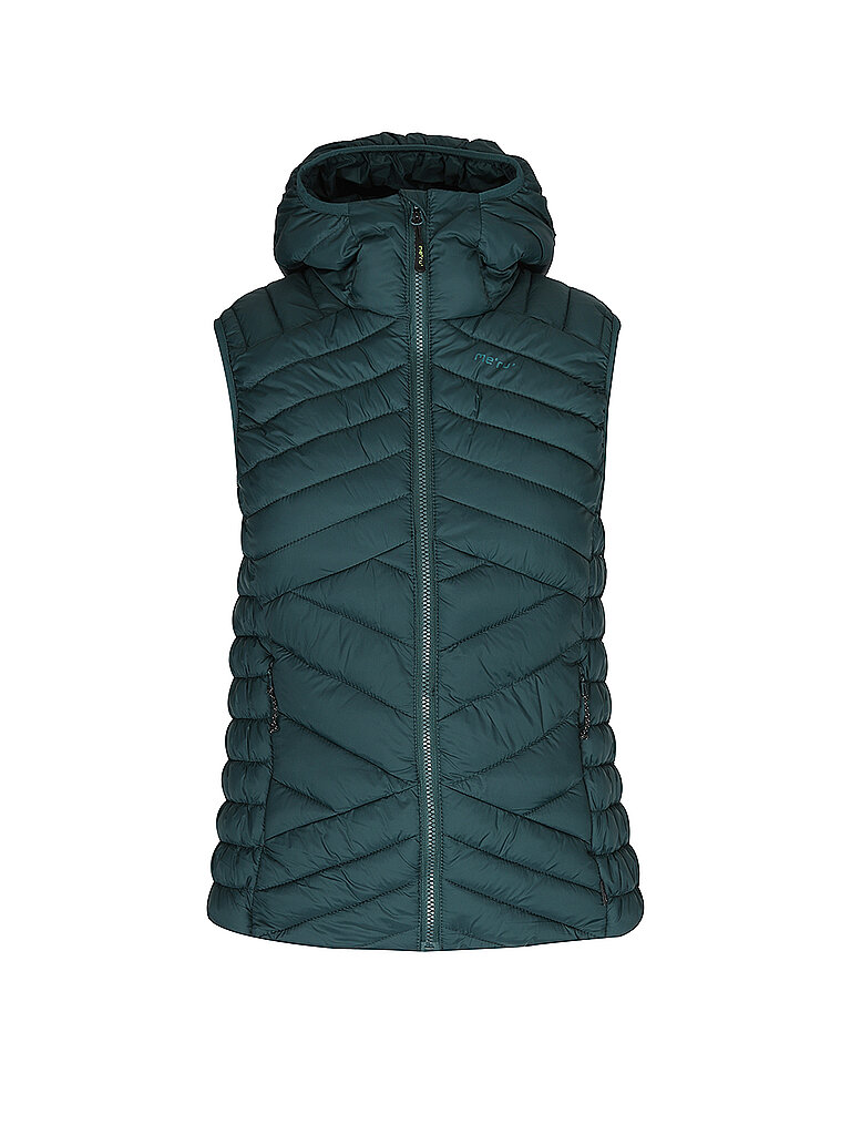 MERU Damen Isoweste Rakaia Hoodie dunkelgrün | M