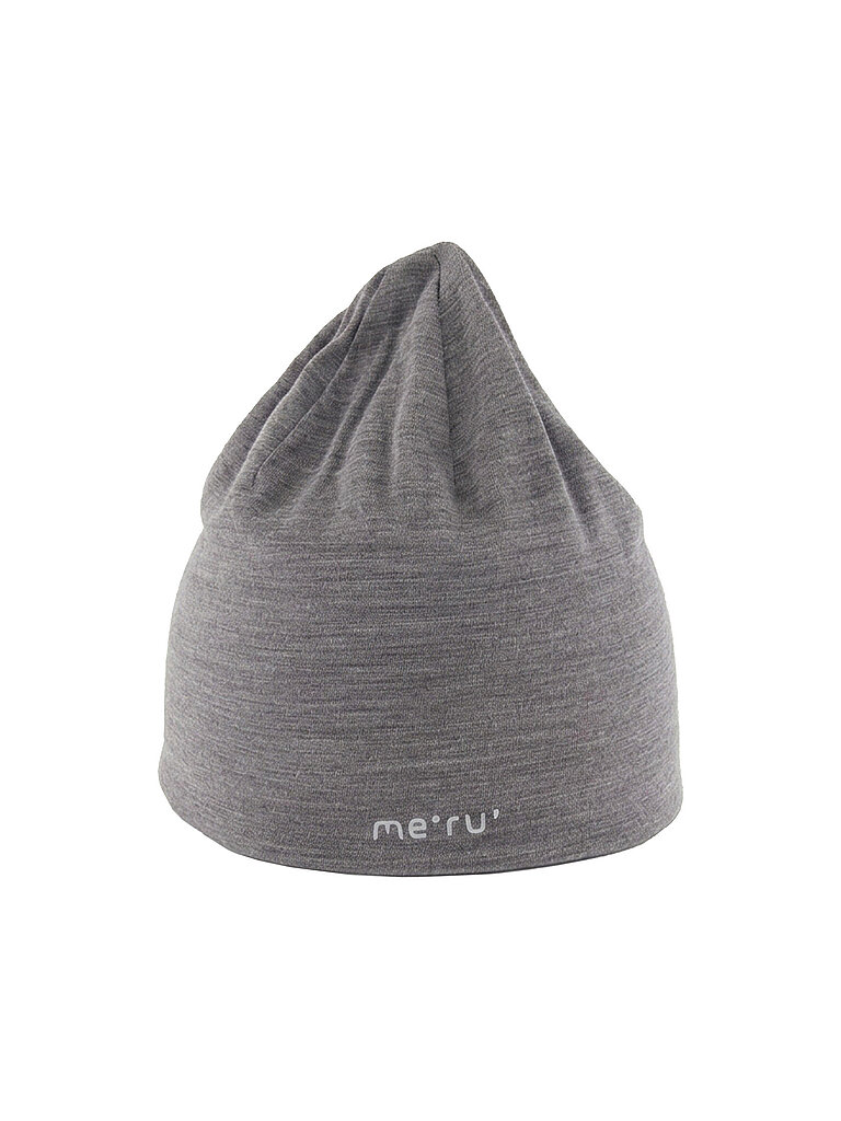 MERU Mütze Ringsted Wool-Mix Uni grau