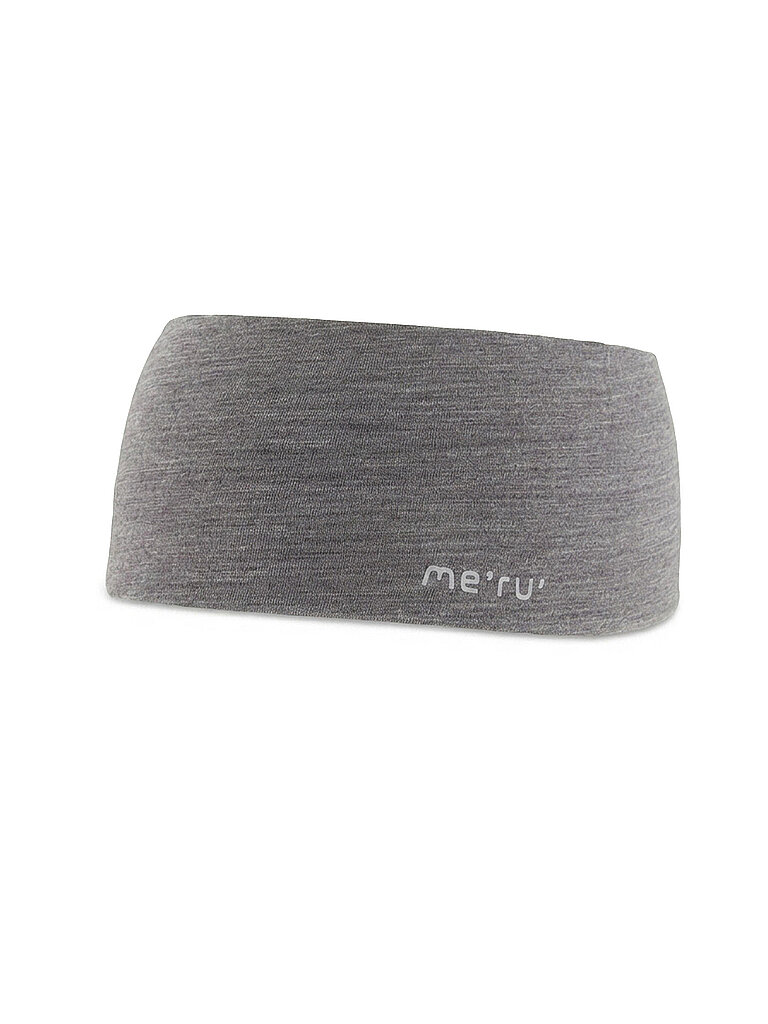 MERU Stirnband Ringsted Wool grau