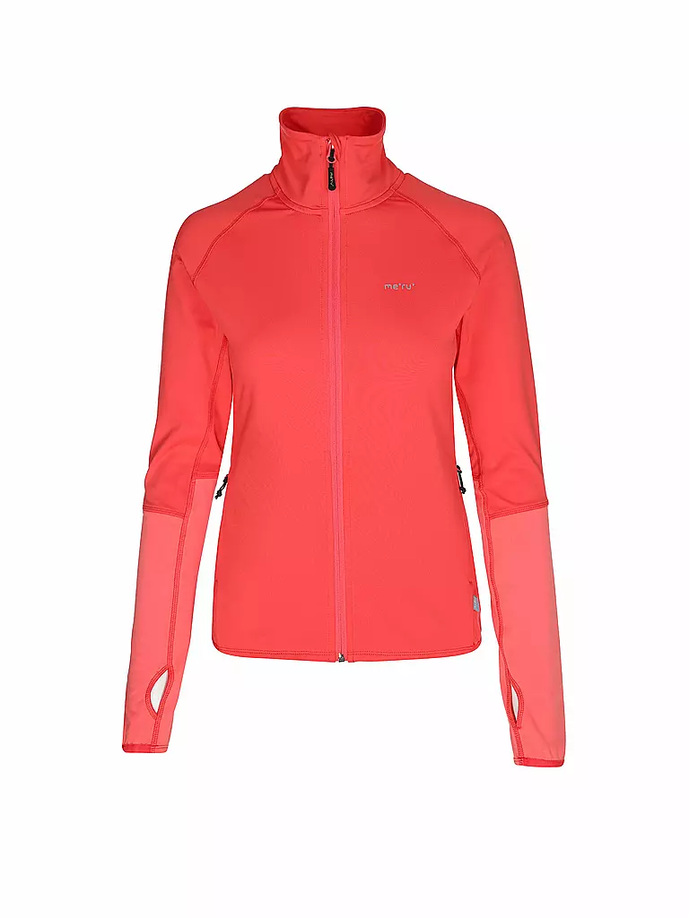 MERU | Damen Fleecejacke Funchal Powerstretch | koralle