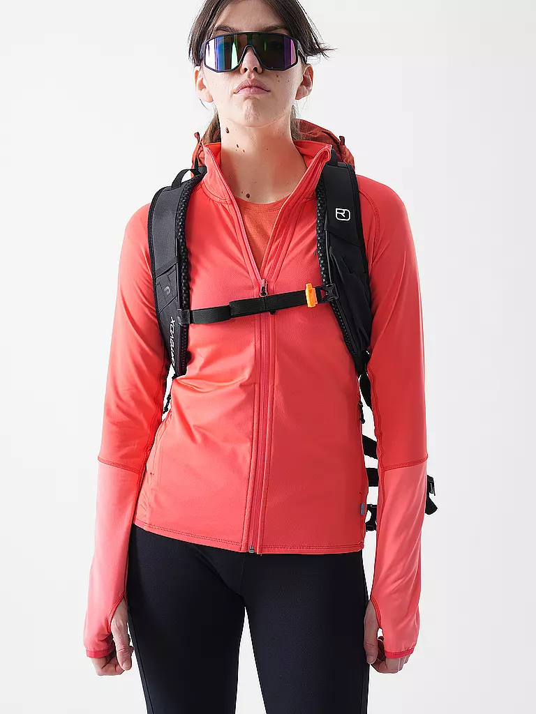 MERU | Damen Fleecejacke Funchal Powerstretch | koralle