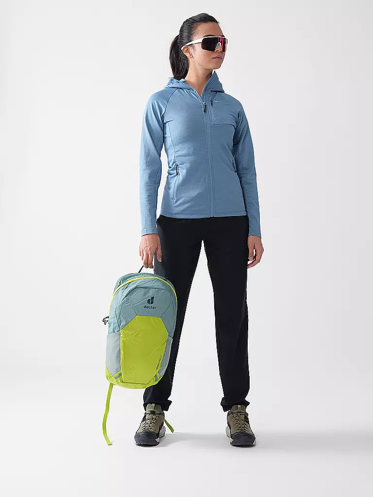 MERU | Damen Fleecejacke Highfields Hoodie | blau