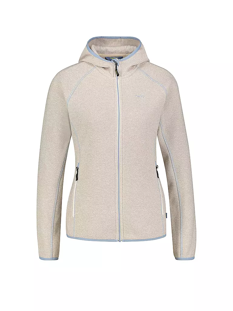 MERU | Damen Fleecejacke Horta Hoodie | beige