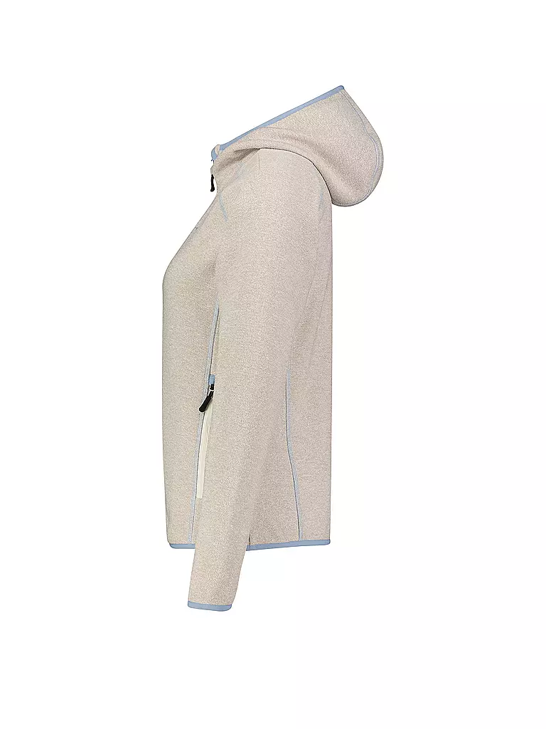 MERU | Damen Fleecejacke Horta Hoodie | beige