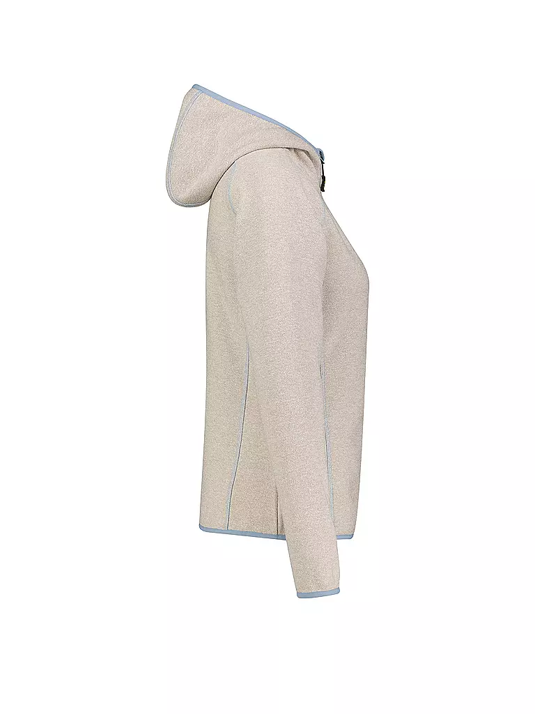 MERU | Damen Fleecejacke Horta Hoodie | beige