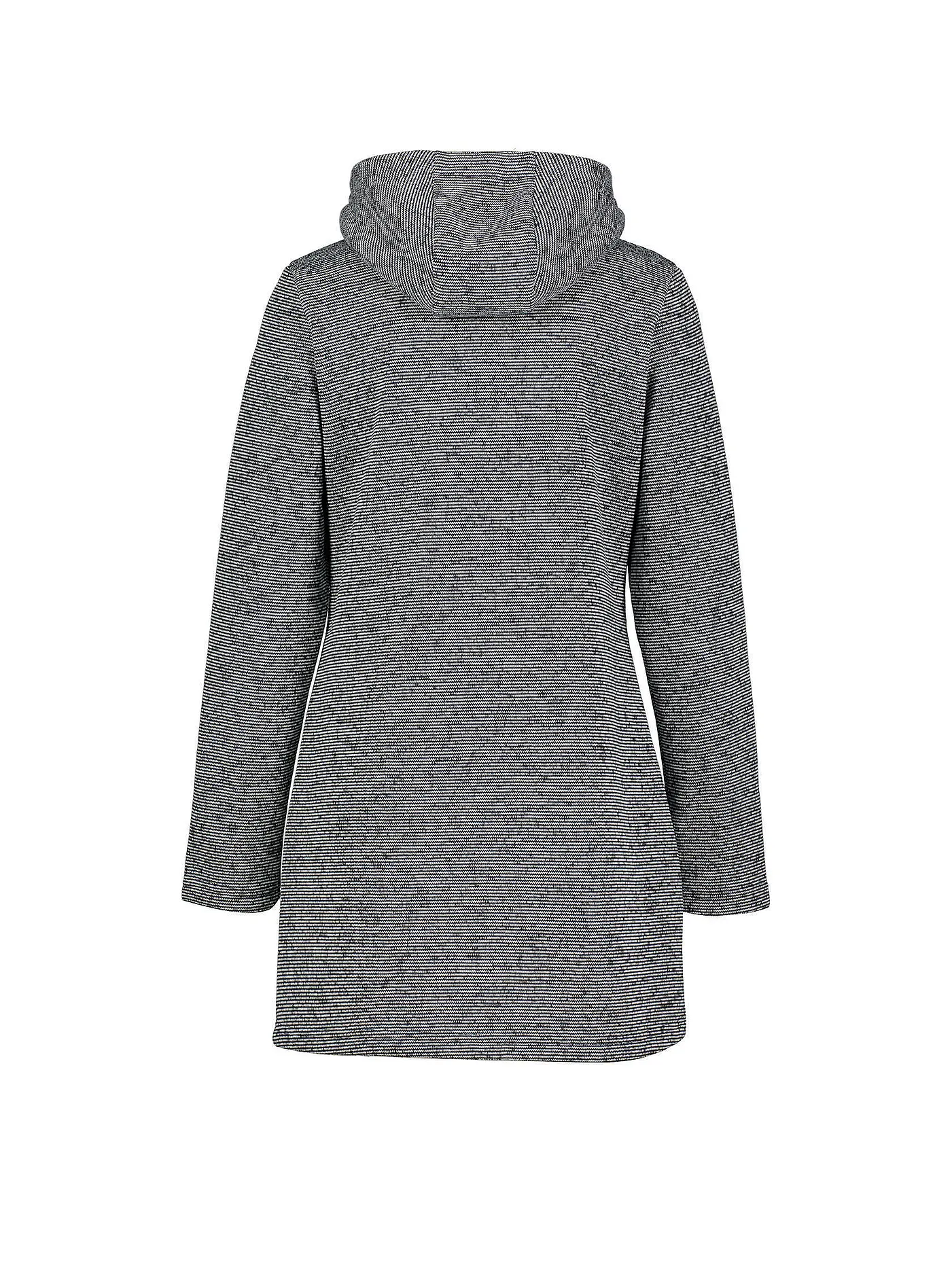 MERU | Damen Fleecejacke lang Bergen | dunkelblau