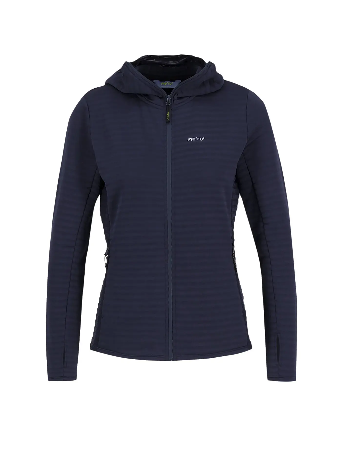 MERU | Damen Fleecejacke Moreno Hoodie | schwarz