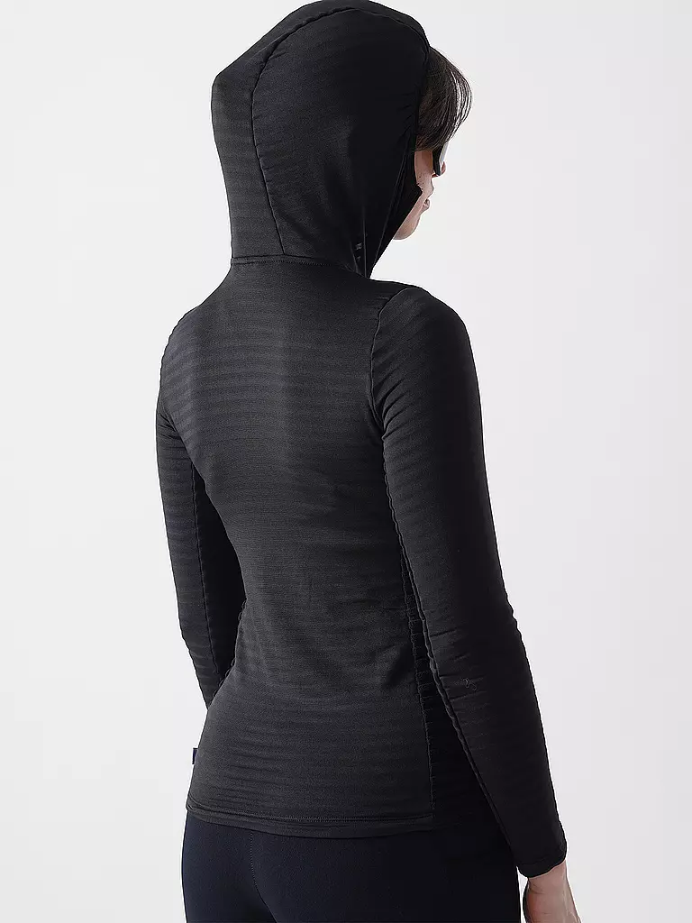 MERU | Damen Fleecejacke Moreno Hoodie | schwarz