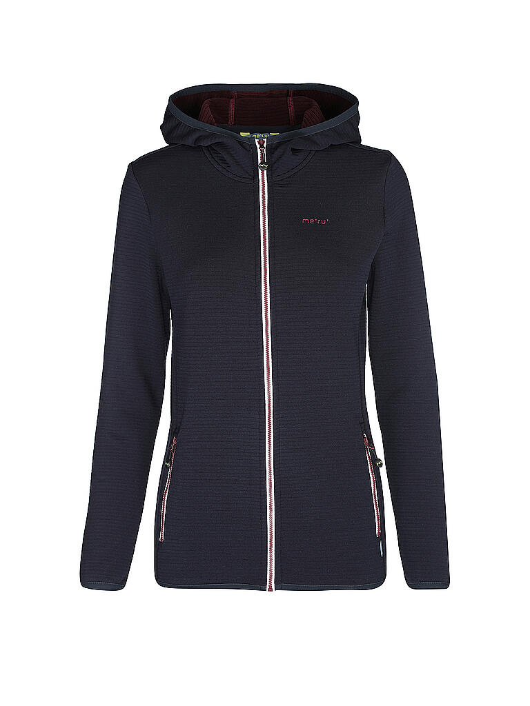 MERU | Damen Fleecejacke Poole Hoodie | dunkelblau
