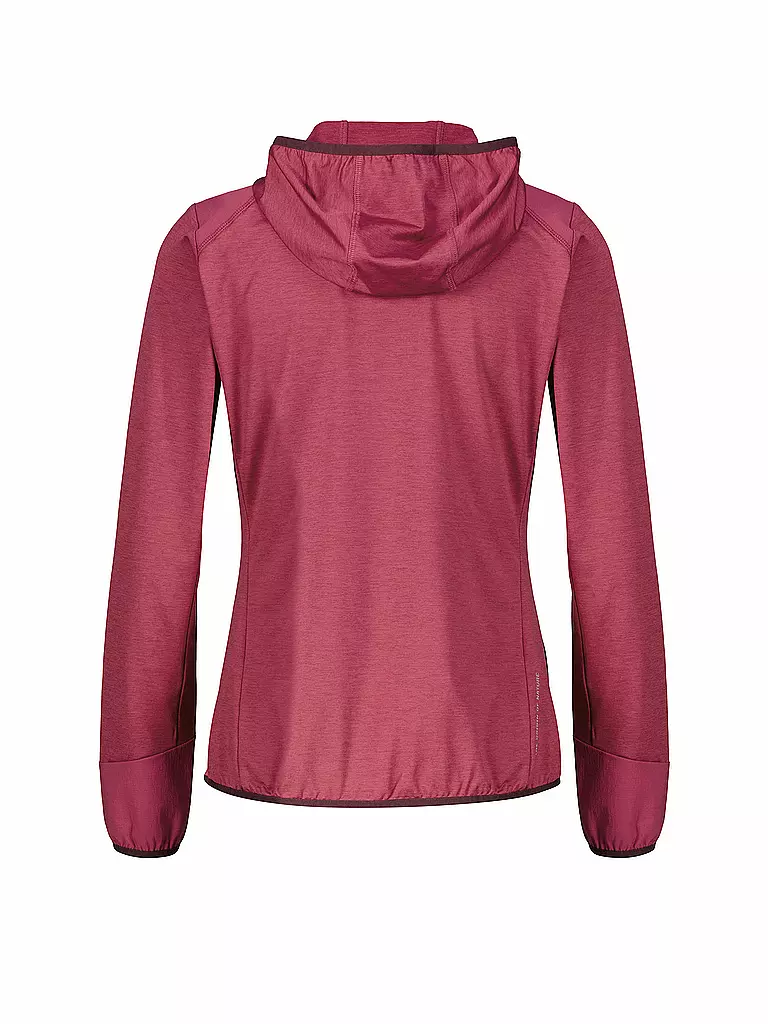 MERU | Damen Fleecejacke Silkeborg Stretch Hoodie | beere