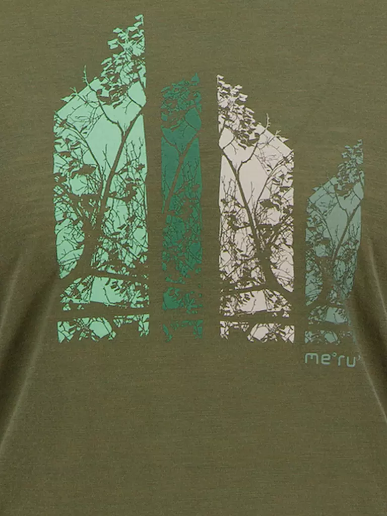 MERU | Damen Funktionsshirt Skive Wool | grau
