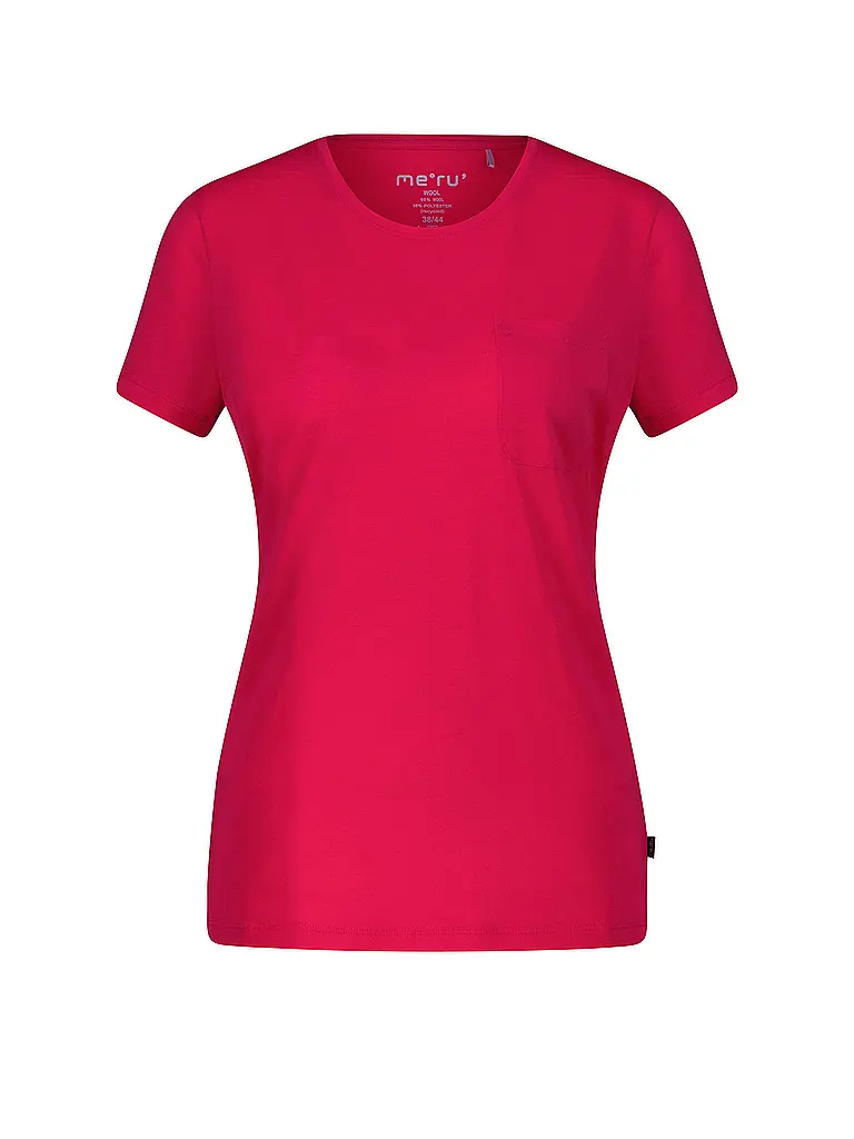 MERU | Damen Funktionsshirt Trelleborg Woolmix | beere