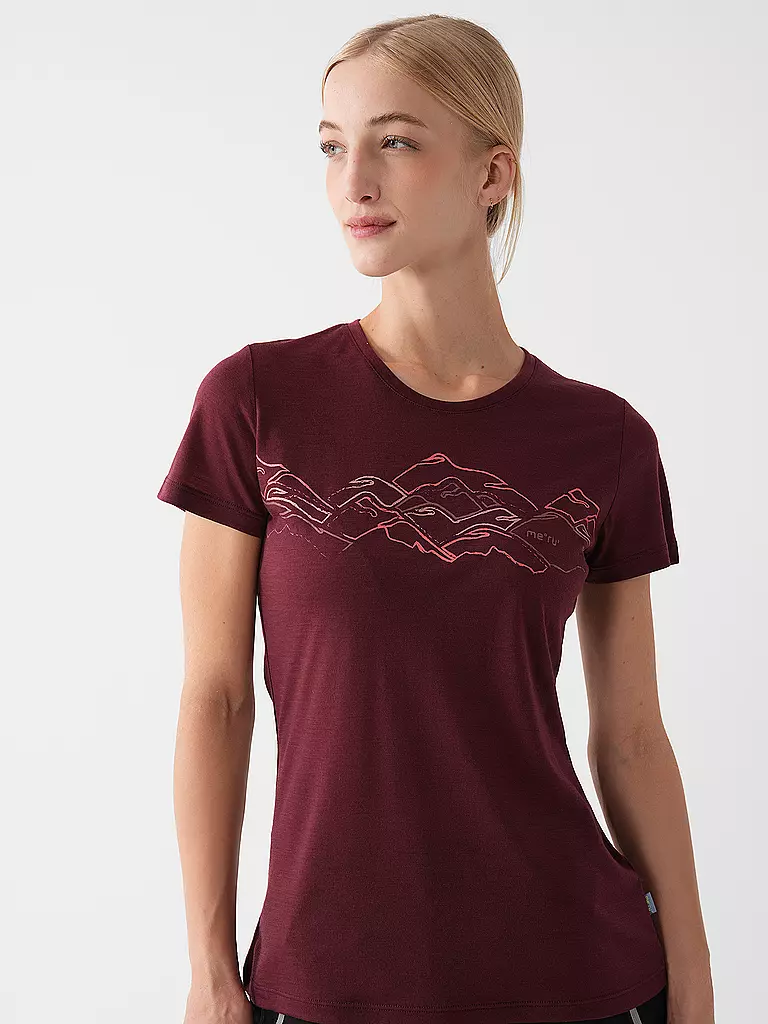 MERU | Damen Funktionsshirt Trelleborg | dunkelrot