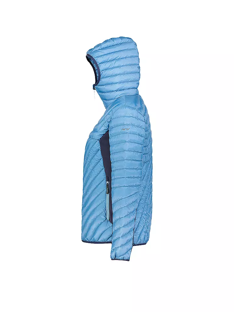 MERU | Damen Hybridjacke Halifaxd Hoodie | grau