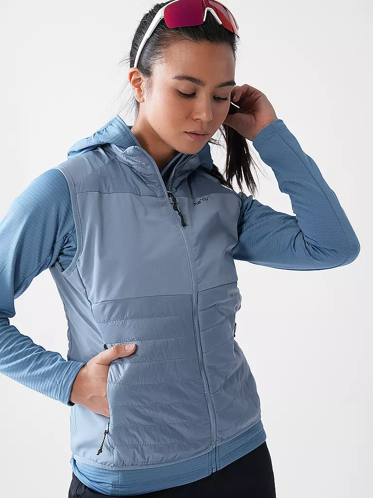 MERU | Damen Hybridweste Jauja | schwarz