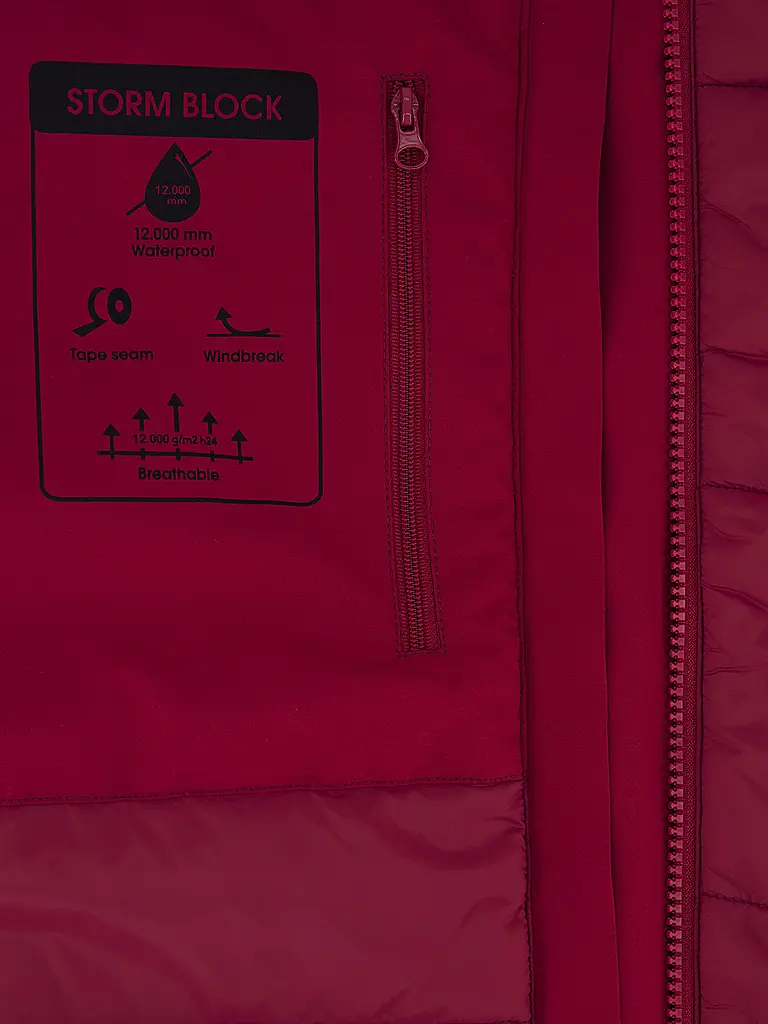 MERU | Damen Isojacke Koyukuk Hoodie | beere