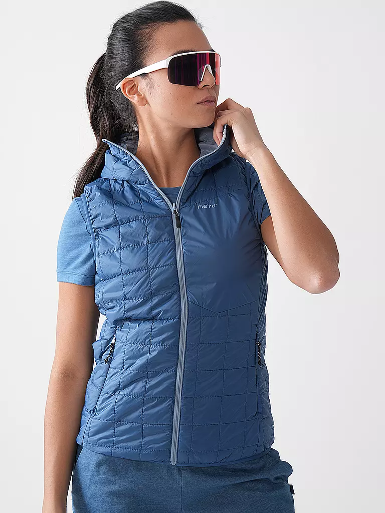 MERU | Damen Isoweste Naknek Hoodie | dunkelgrün