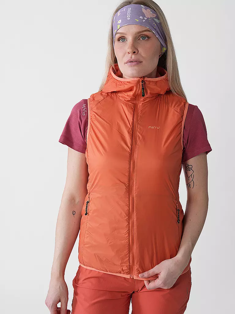 MERU | Damen Isoweste Naknek Hoodie | dunkelgrün